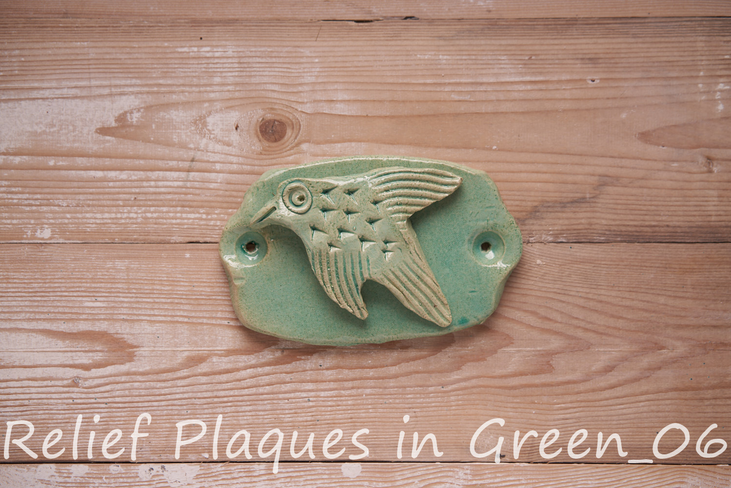 Relief Plaques in Green_06